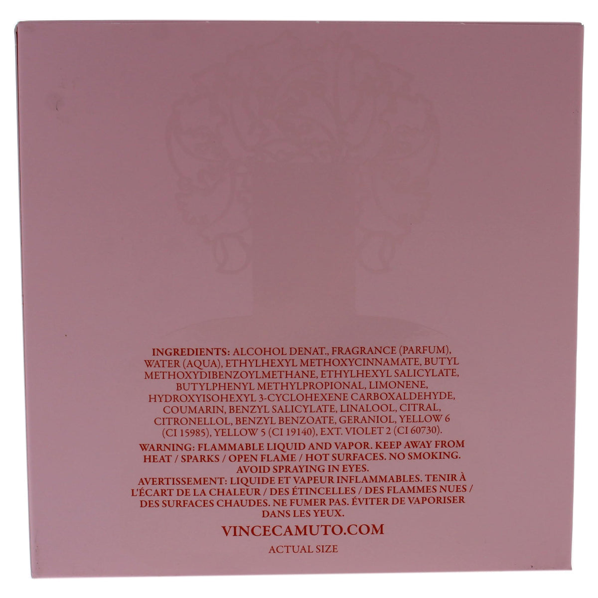 Vince Camuto Bella notes imagery featuring bergamot and jasmine for spring moments