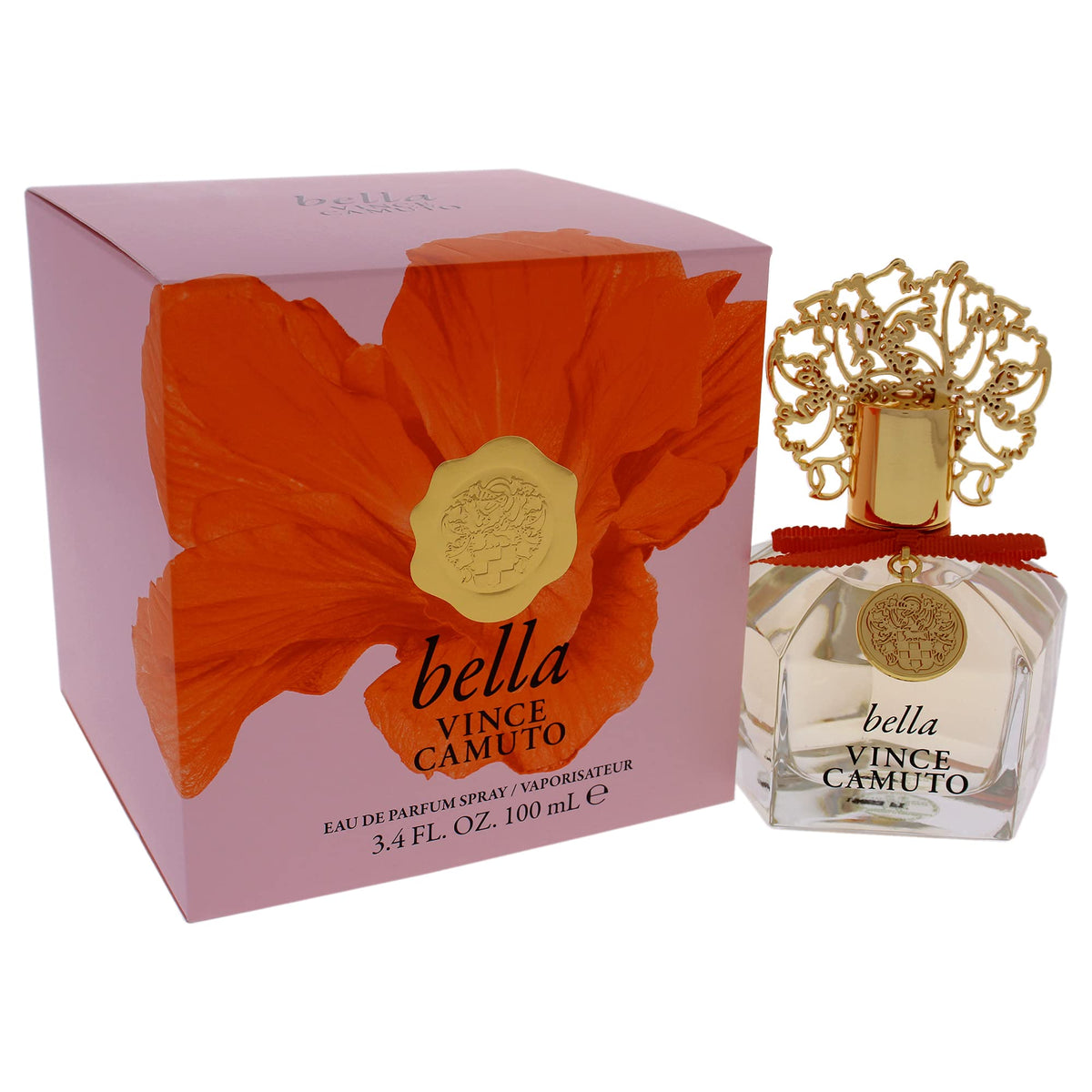 Vince Camuto Bella close up nectarine blossoms note