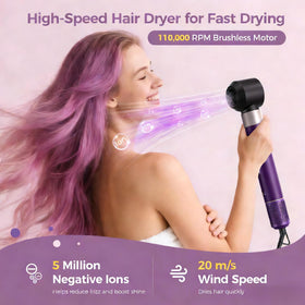 Vincofy nozzle attachment concentrates airflow for precision drying