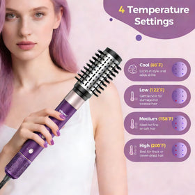 Vincofy straightening brush delivers sleek straight looks