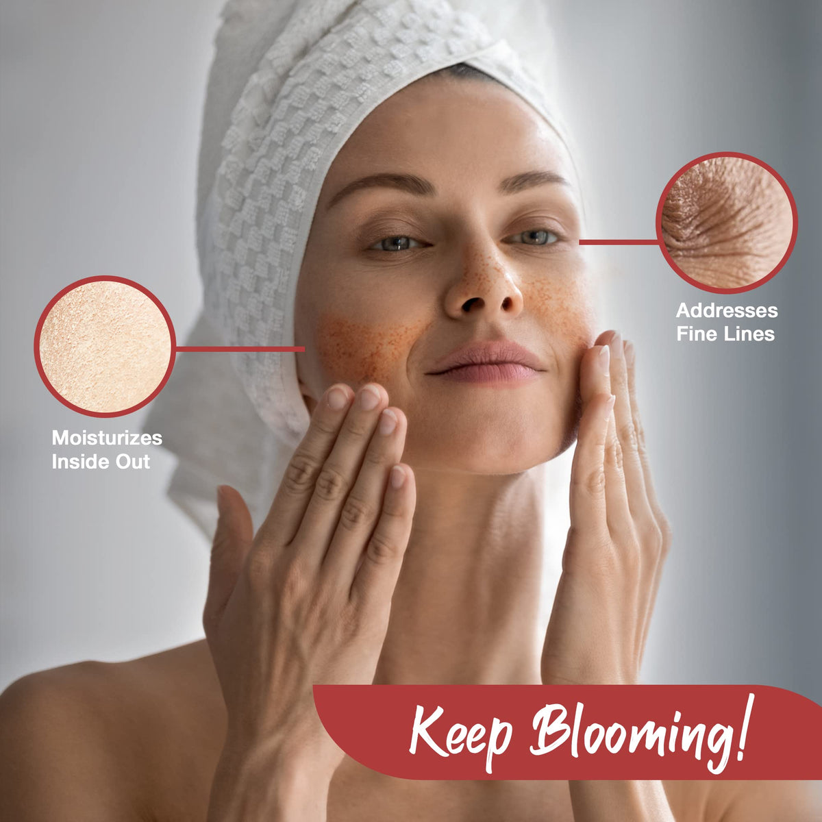 Resveratrol ingredient highlight on packaging suggests premium anti-aging theme.