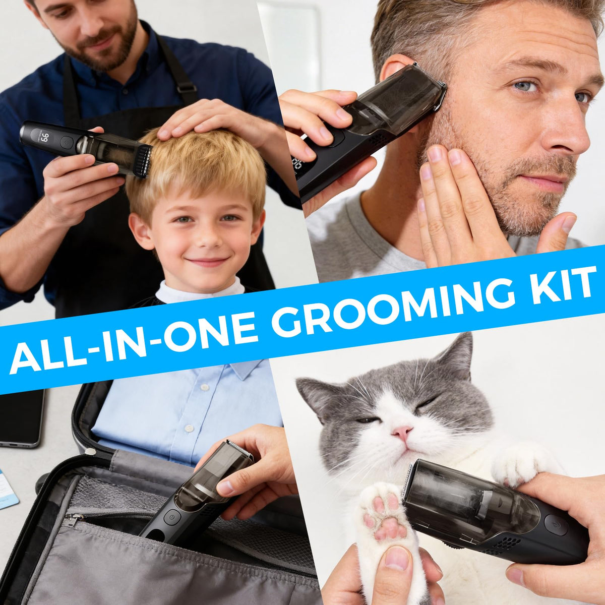 Vinid professional guide combs with 20 settings for versatile cuts