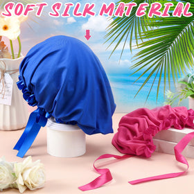 Vinsatin blue face cover offers cooling, protective use during tanning