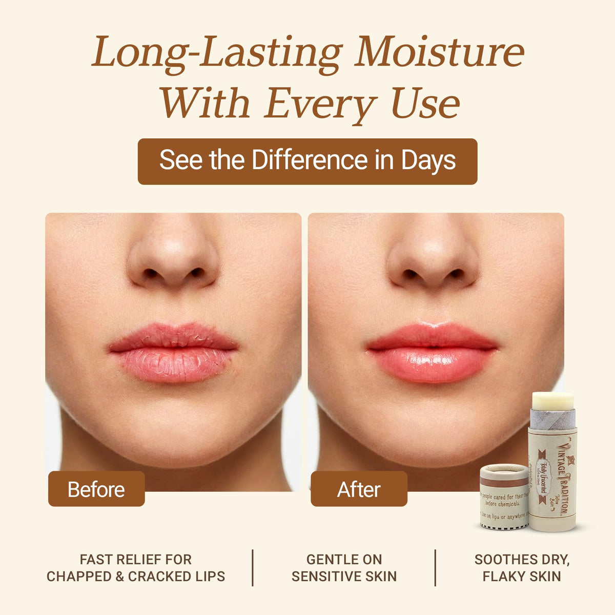 Vintage Tradition skin care beef tallow balm supports resilient skin with simple ingredients.
