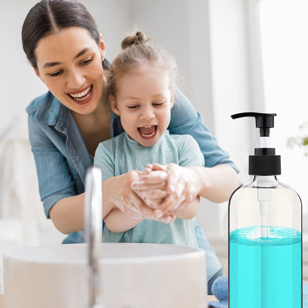 Vioetry multi-purpose bottle ideal for shampoo, conditioner, or hand soap.