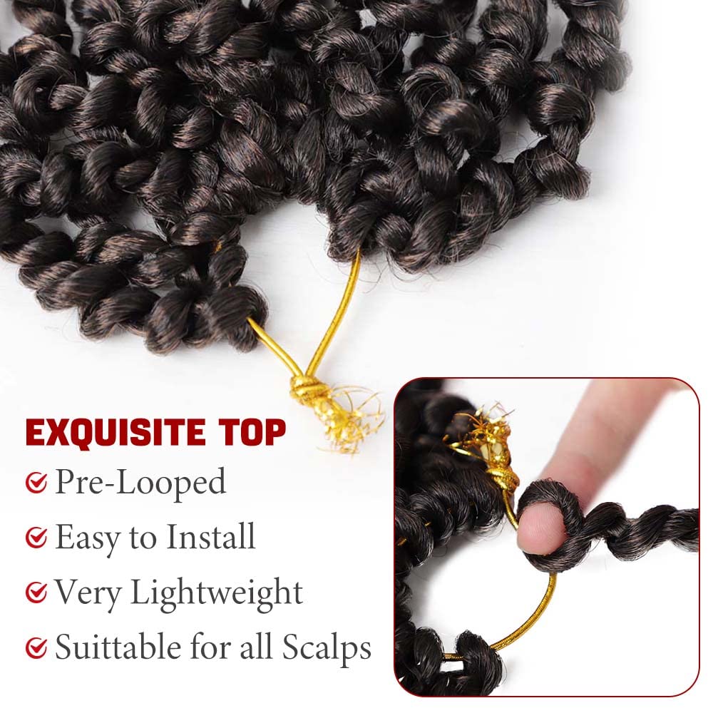 VIOLET black women crochet braids provide comfortable protective styling.