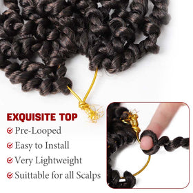 VIOLET black women crochet braids provide comfortable protective styling.