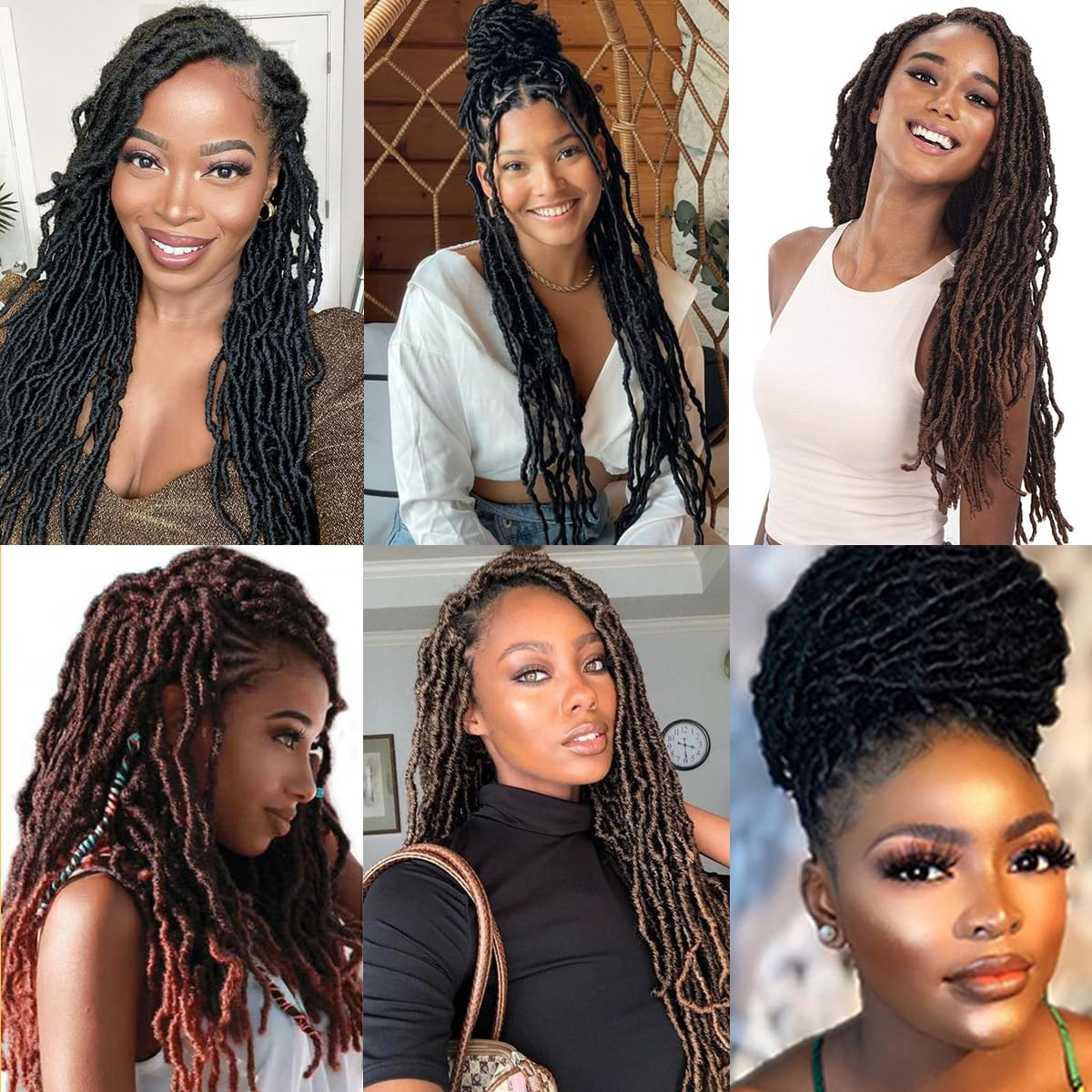 VIOLET easy-install look demonstrates secure crochet hair for daily use