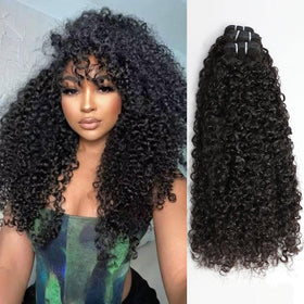 VIPbeauty Burmese curly bundles 16A texture closeup for natural hair blending.