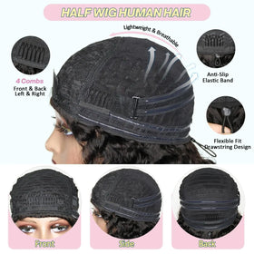 VIPbeauty virgin Burmese hair texture detail with smooth curls.