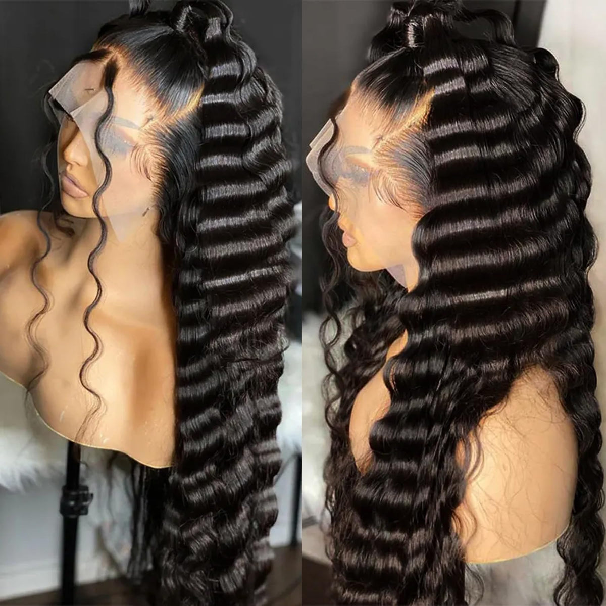 VIPPRETTY 13x6 HD lace front wig with 30-inch length for seamless natural hairline.