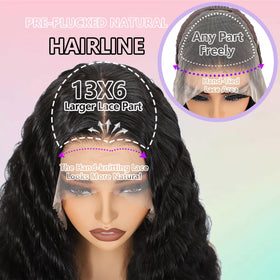 VIPPRETTY pre-plucked natural hairline for an undetectable finish.