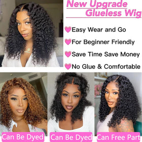 virginess wig packaging includes eyelashes and wig caps for convenient styling