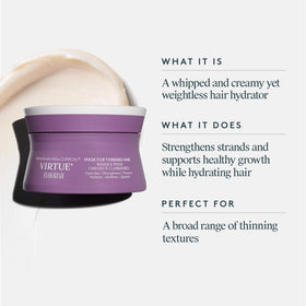 Virtue Flourish Mask color safe formula for treated hair