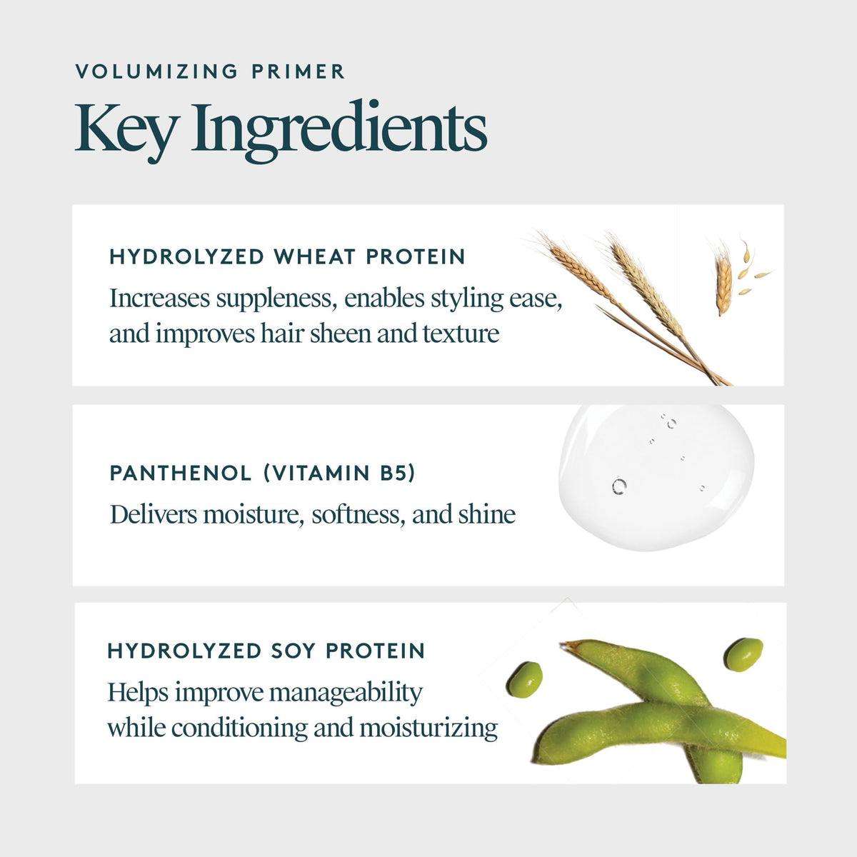 Virtue lightweight primer absorbs into hair for pre-styling lift.