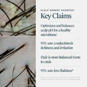 VIRTUE Scalp Remedy Shampoo pour demonstrates easy, controlled application.