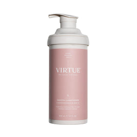 Virtue Smooth Conditioner bottle highlighting frizz-control formula for smoother hair.