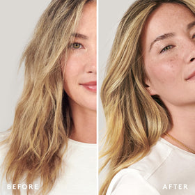 VIRTUE 6-in-1 Styler in use during a heat-styling session with protection.