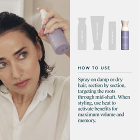 Virtue sulfate-free and paraben-free label on product.