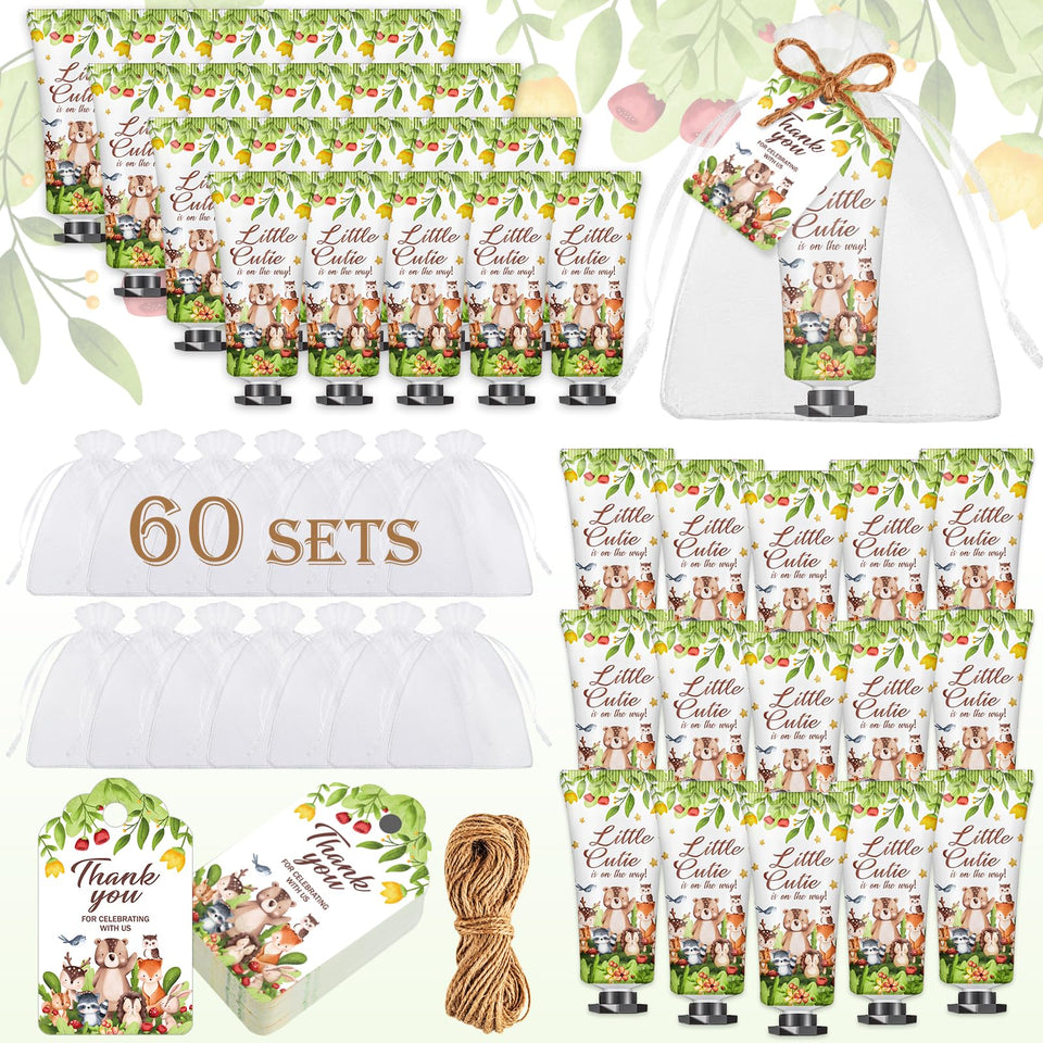 VISCOO baby hand cream gift set packaging highlights 60 tubes for elegant party favors