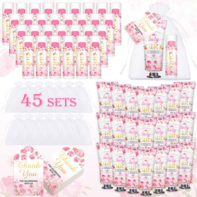 VISCOO baby shower hand cream set displayed for guests with portable moisture on the go.