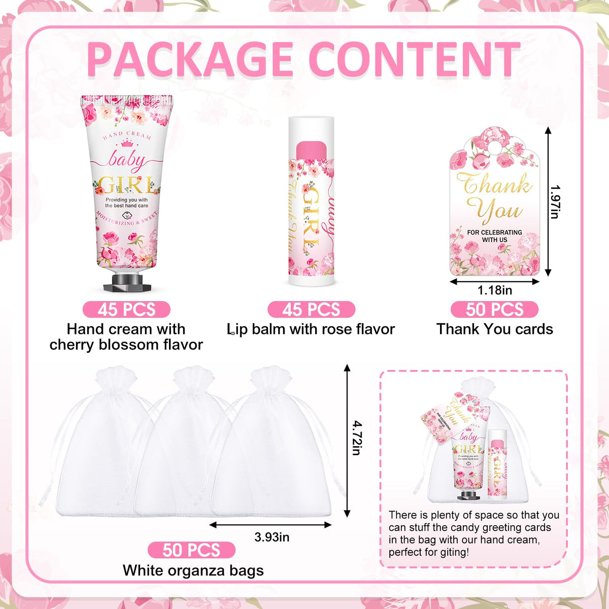 VISCOO baby shower lip balm set shown for on-the-spot lip care at events.