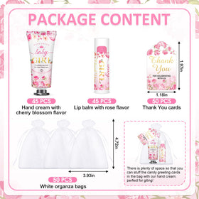VISCOO baby shower lip balm set shown for on-the-spot lip care at events.