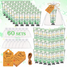 VISCOO Oh Baby 60-set hand lotion pack, ideal for baby showers and party favors.