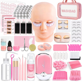 VISCOO mannequin head for realistic lash training and technique practice