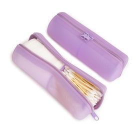 Visfresh travel case dual-compartment open for easy separation.