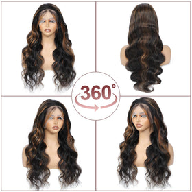 Visheart virgin Brazilian hair wig provides natural movement and fullness