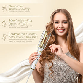 VISKS rapid PTC heat up in seconds for quick curls.