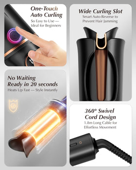 VISKS V668 Pro releases 590M ions to reduce frizz.
