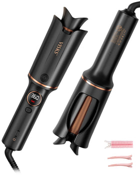 VISKS V668 Pro ceramic barrel for smooth, even heat and frizz control.