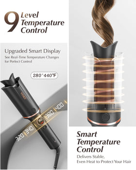 VISKS V668 Pro two-way rotation creates inward or outward curls.