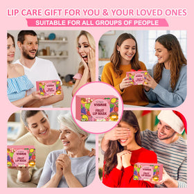 VISRIE multi-flavor lip mask set for varied lips care routines.