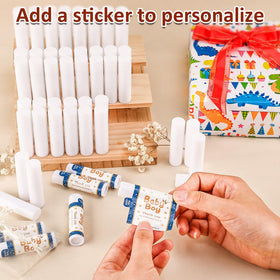 VISRIE wedding and baby shower favors pair well with DIY labels