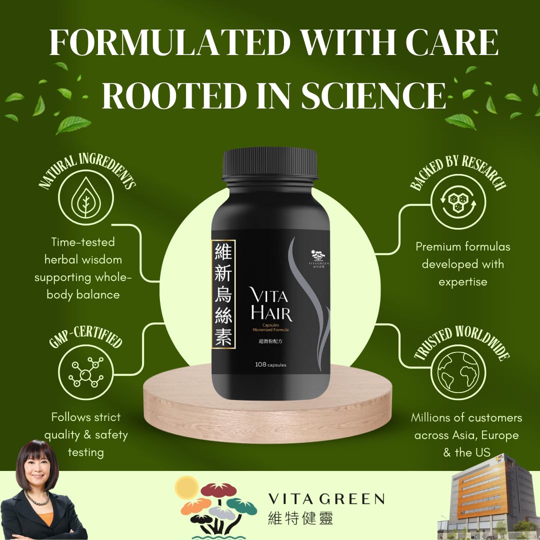 108 capsules packaging suggests long-term use for gradual results.