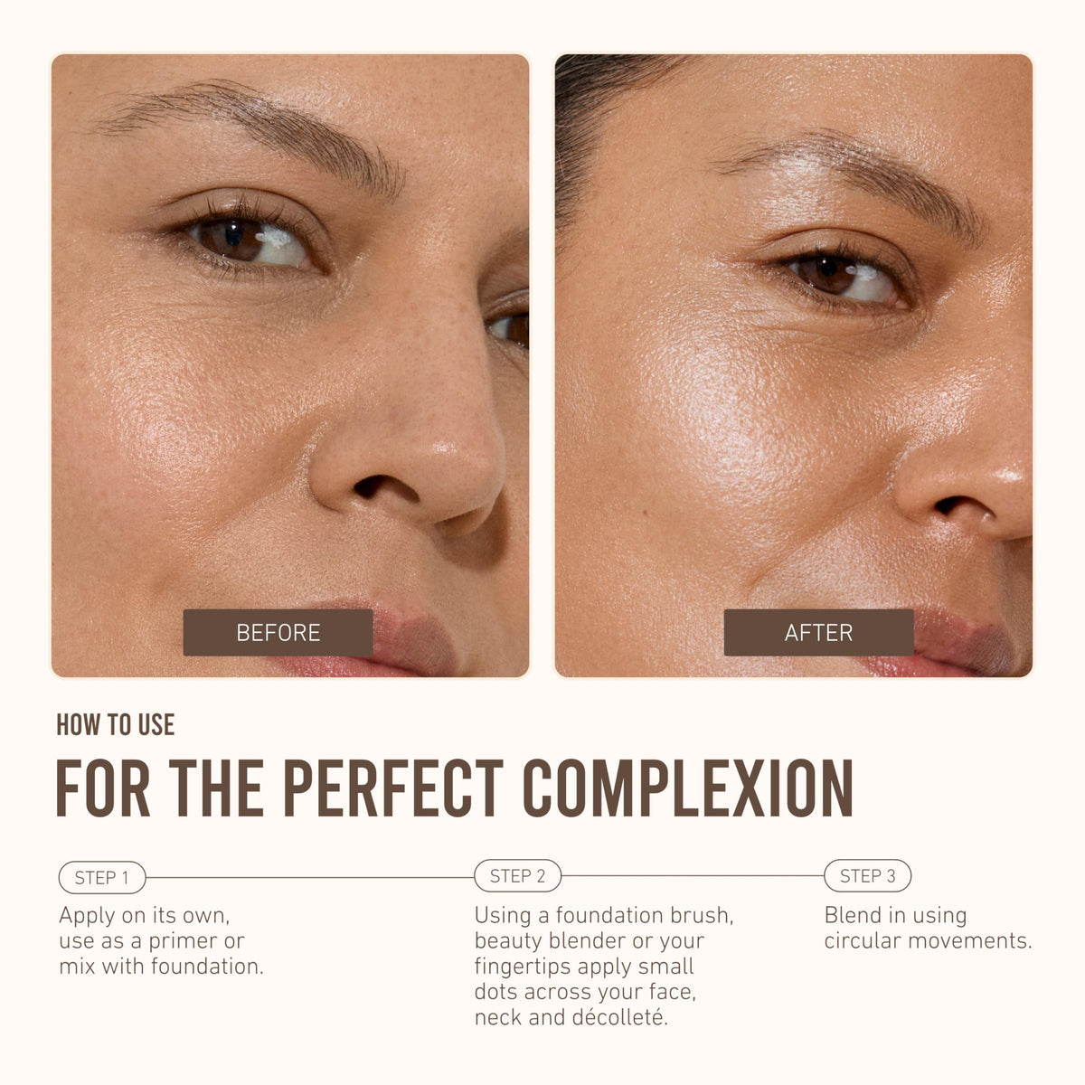 Skin with Vita Liberata Beauty Blur glow and hydration