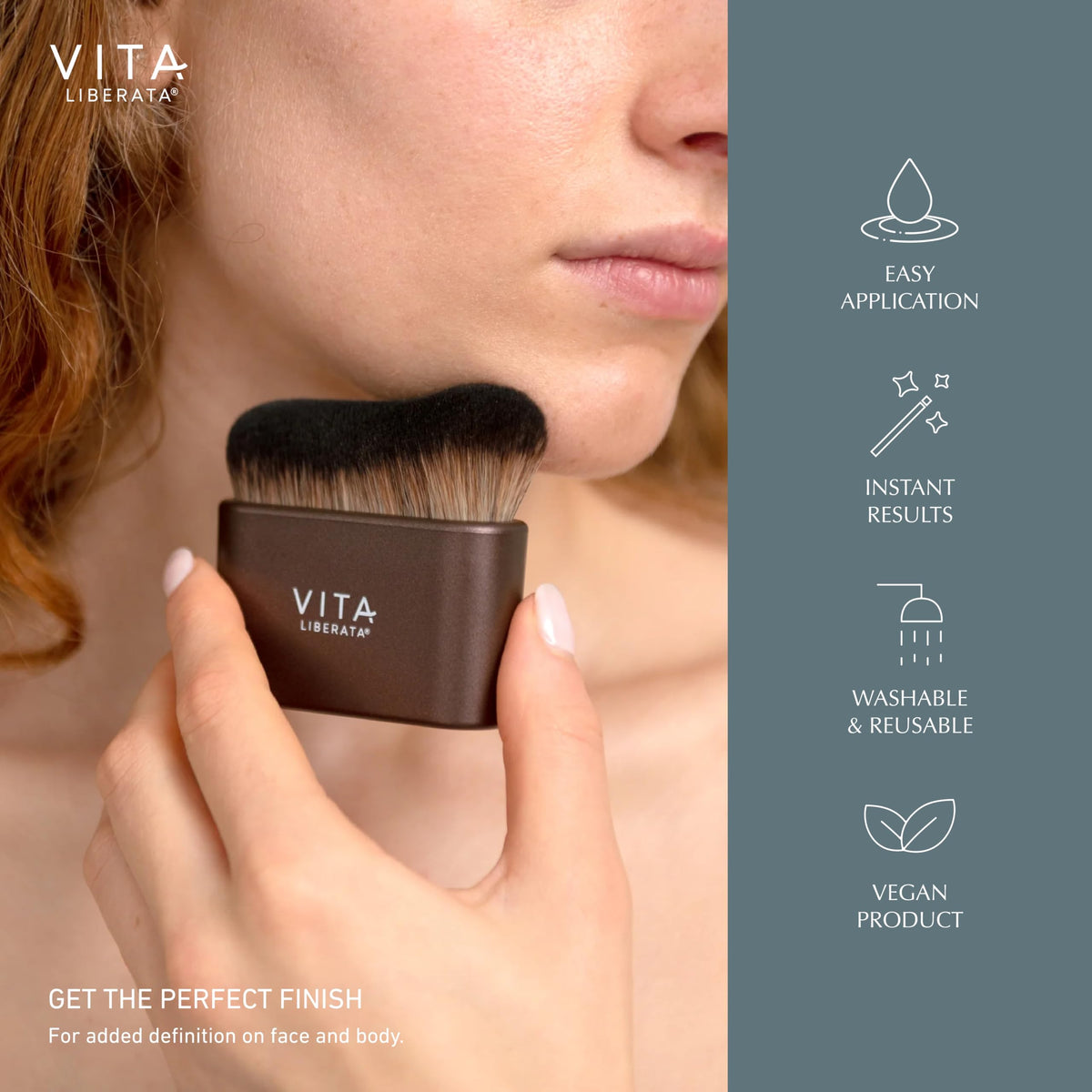 Vita Liberata Body Brush is washable and reusable for easy maintenance.