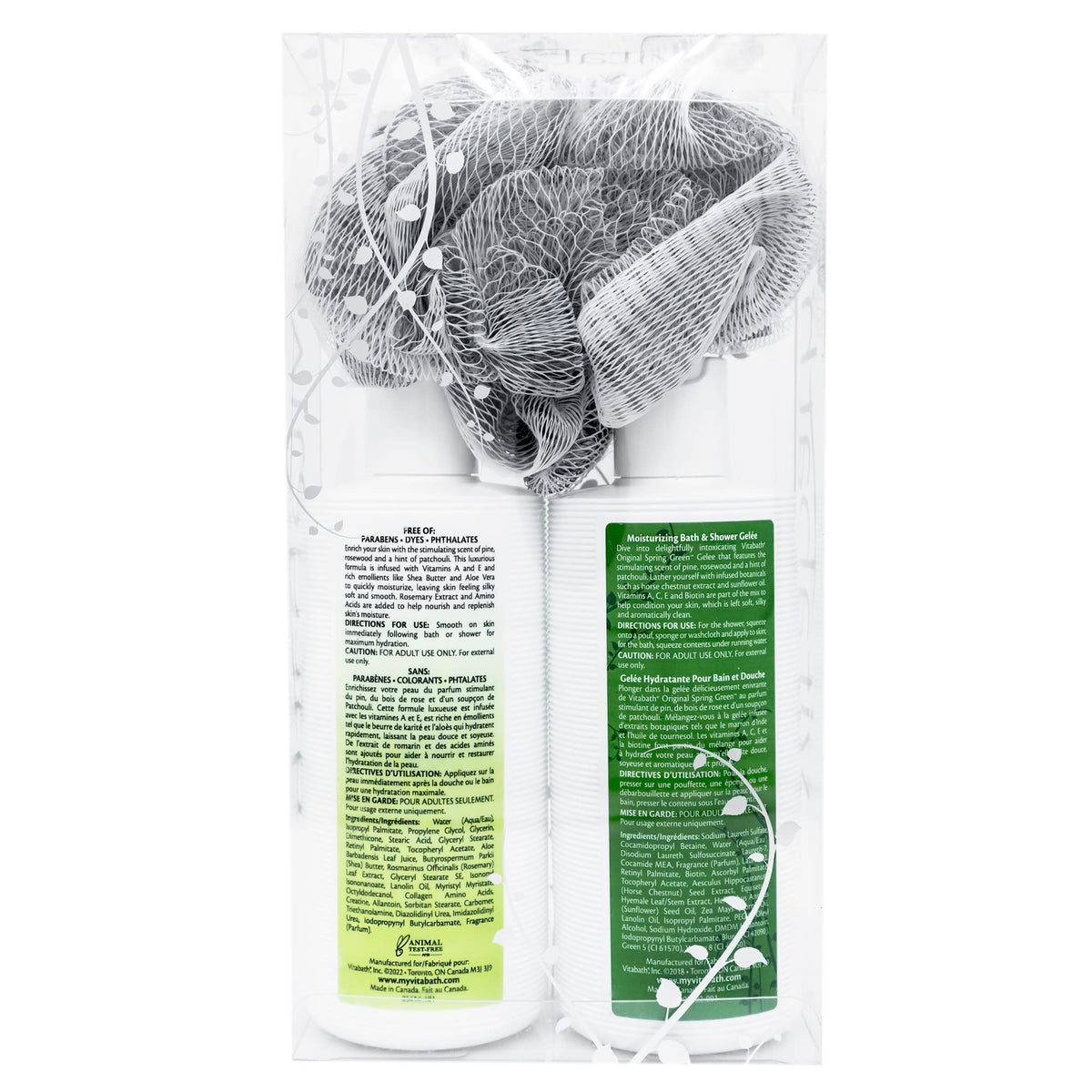 Vitabath Original Spring Green fragrance swatch evokes pine and rosewood