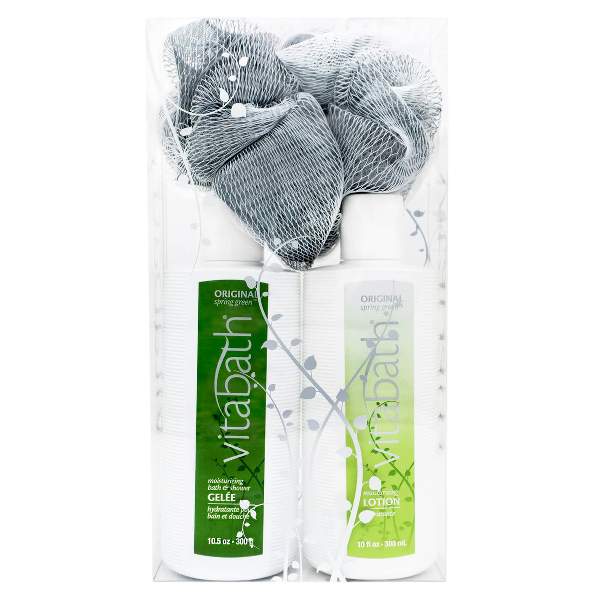 Vitabath Original Spring Green shower gel bottle offers refreshing cleanse