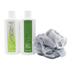 Vitabath Original Spring Green shower gel foam delivers luxurious lather