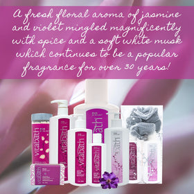 Vitabath Plus after-bath application demonstrating moisturized, soft skin.