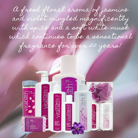 Vitabath Plus vitamin-rich formula supports natural moisture and barrier balance.