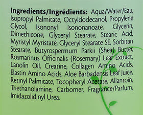 Vitabath Spring Green lotion on bathroom countertop ready to use.