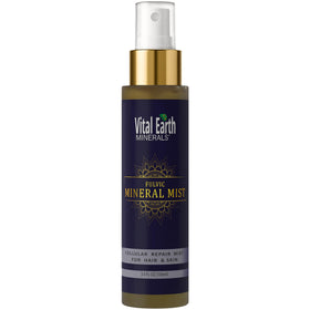 Vital Earth Minerals facial mist bottle for portable hydration on the go.