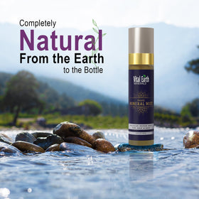 Vital Earth Minerals facial mist glow-focused mist improves skin texture and glow.