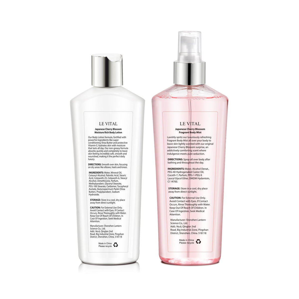 Vital Luxury Japanese Cherry Blossom Body Cream, rich hydration without greasy residue.