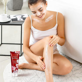Vital Luxury Shea and Jojoba in Body Cream provide lasting moisturization